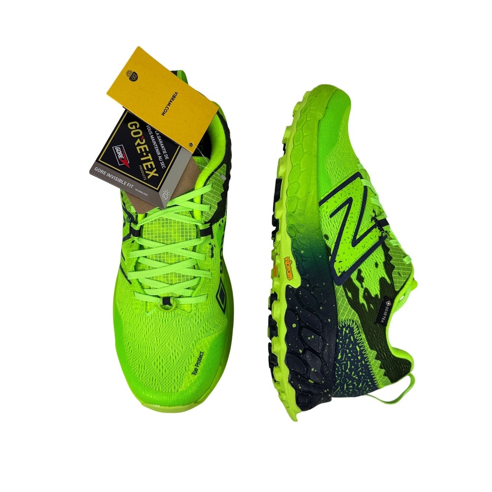 New Balance Fresh Foam Hierro v7 GTX Trail Running Shoes Womens 9 Mens 7.5 Neon